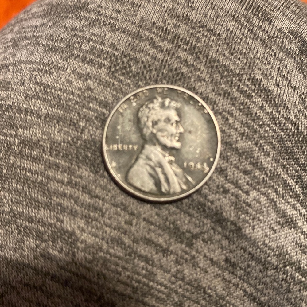 1943 silver penny rare no mint mark very rare